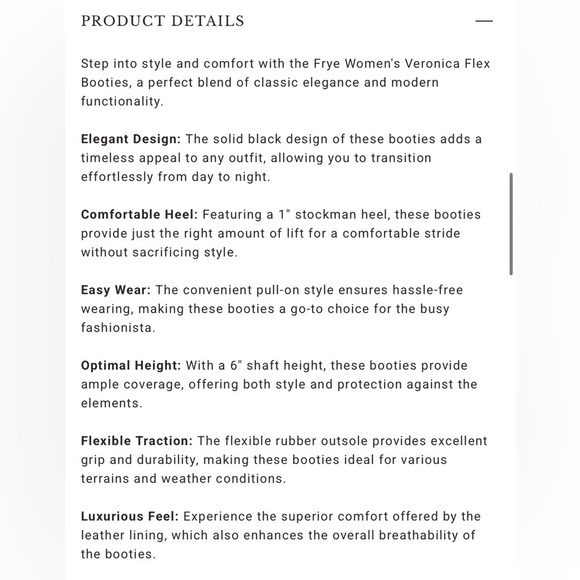 Frye Women's Black Veronica Flex Booties - Picture 7 of 16